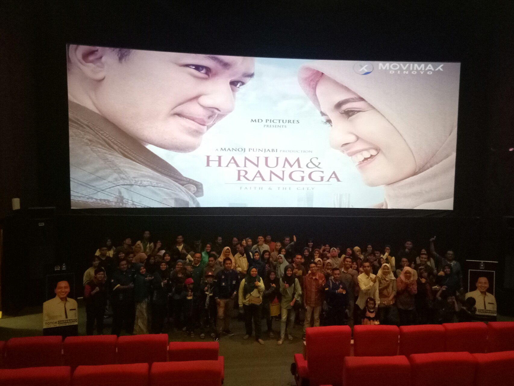 Nobar Film Hanum dan Rangga.