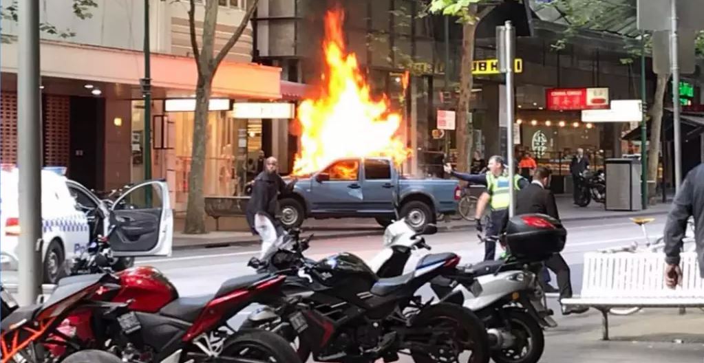 Aksi teror di CBD Melbourne, Australia. (Foto: www.theage.com.au)