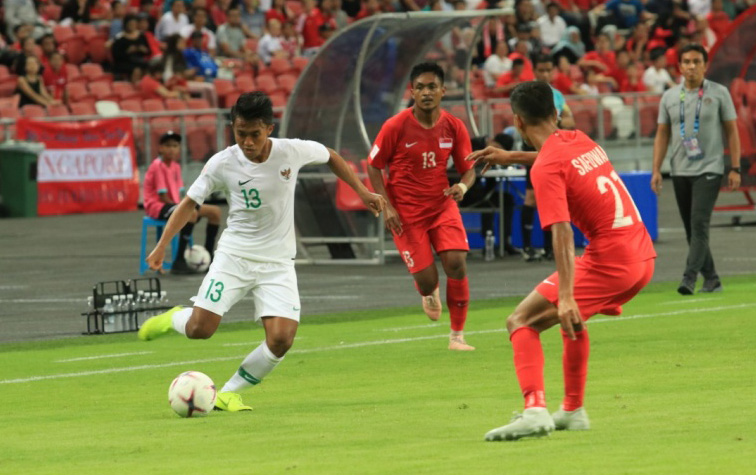 Timnas Indonesia keok di laga perdana Piala AFF 2018. (Foto: pssi.org)