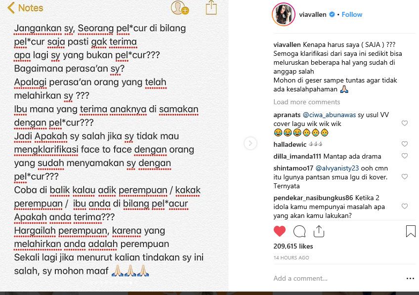 Tangkapan Instagram 