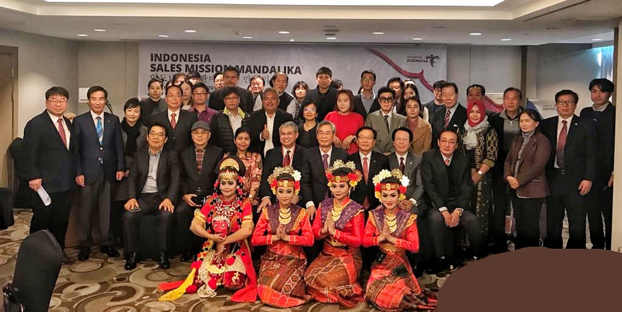 Mandalika di Korea. foto:kemenpar