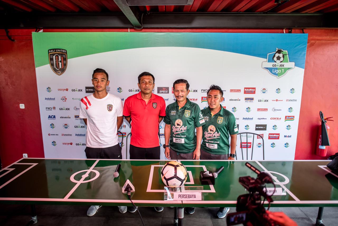 SIAP TANDING: Persebaya vs Bali United. (foto: Persebaya)