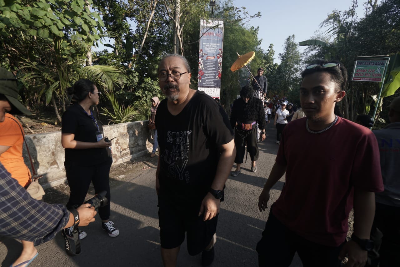 PENGGAGAS: Djadug Ferianto, musisi yang menjadi kepala suku sekaligus penggagas Ngayogjazz.