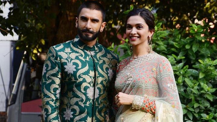 Pasangan Ranveer Singh dan Deepika Padukone.