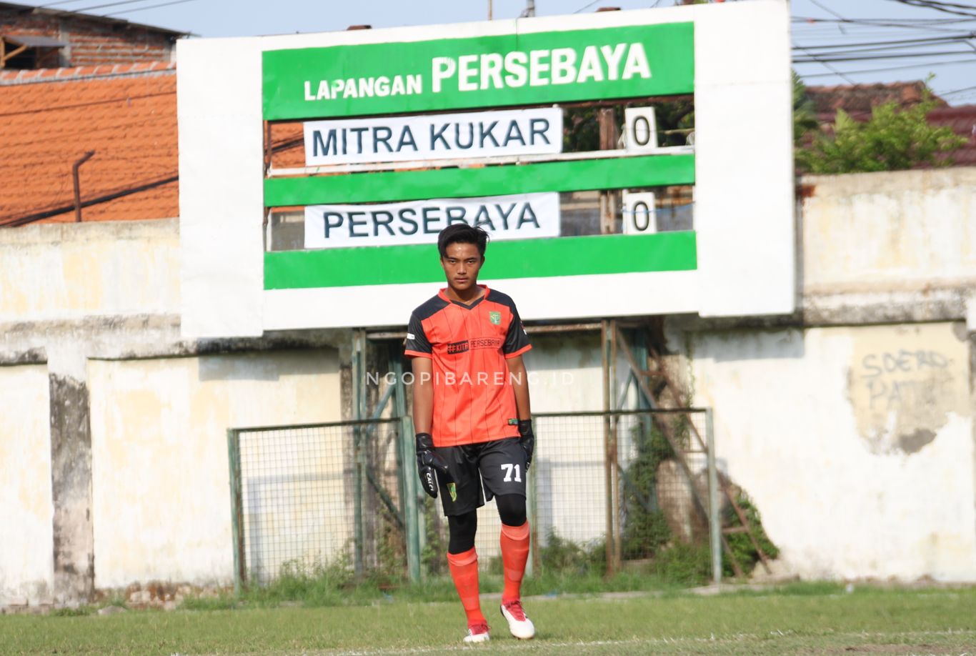 Kiper Persebaya U16, Ernando Ari. (foto: Haris/ngopibareng)