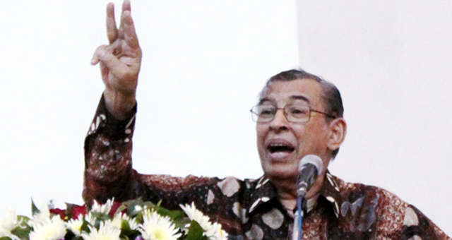 Prof M Quraish Shihab, paka Tafsir Al-Quran. (Foto: ngopibareng.id)