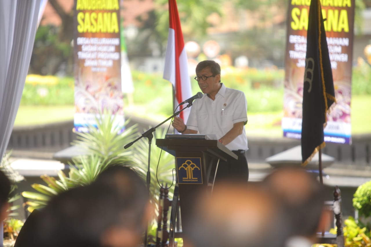 Menkumham Yasonna H Laoly. (Foto: Pemkot Malang)