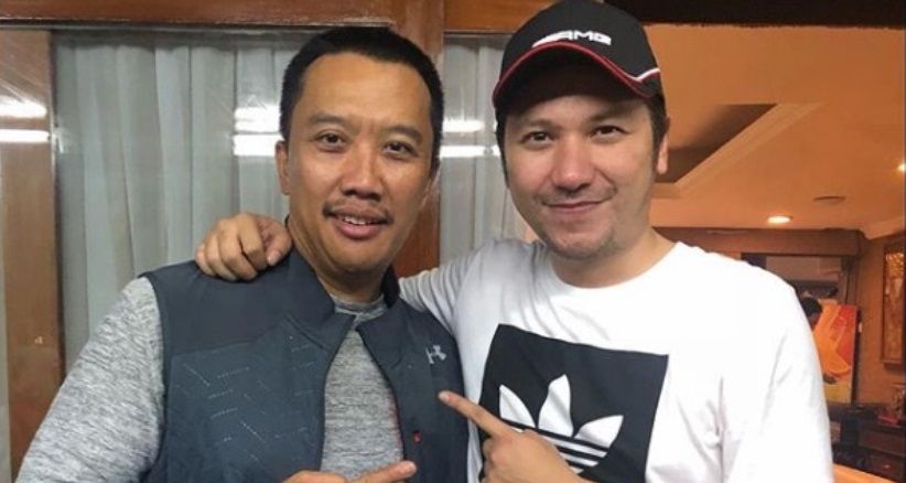 Gading Marten dan Menpora Imam Nahrawi. Foto: Instagram Gading Marten/gadiiing.