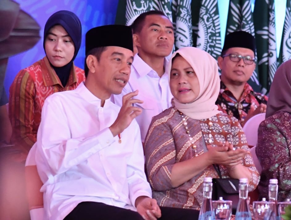 Presiden Joko Widodo bersama Ibu Negara Iriana Jokowi. Foto: biro pers setpres