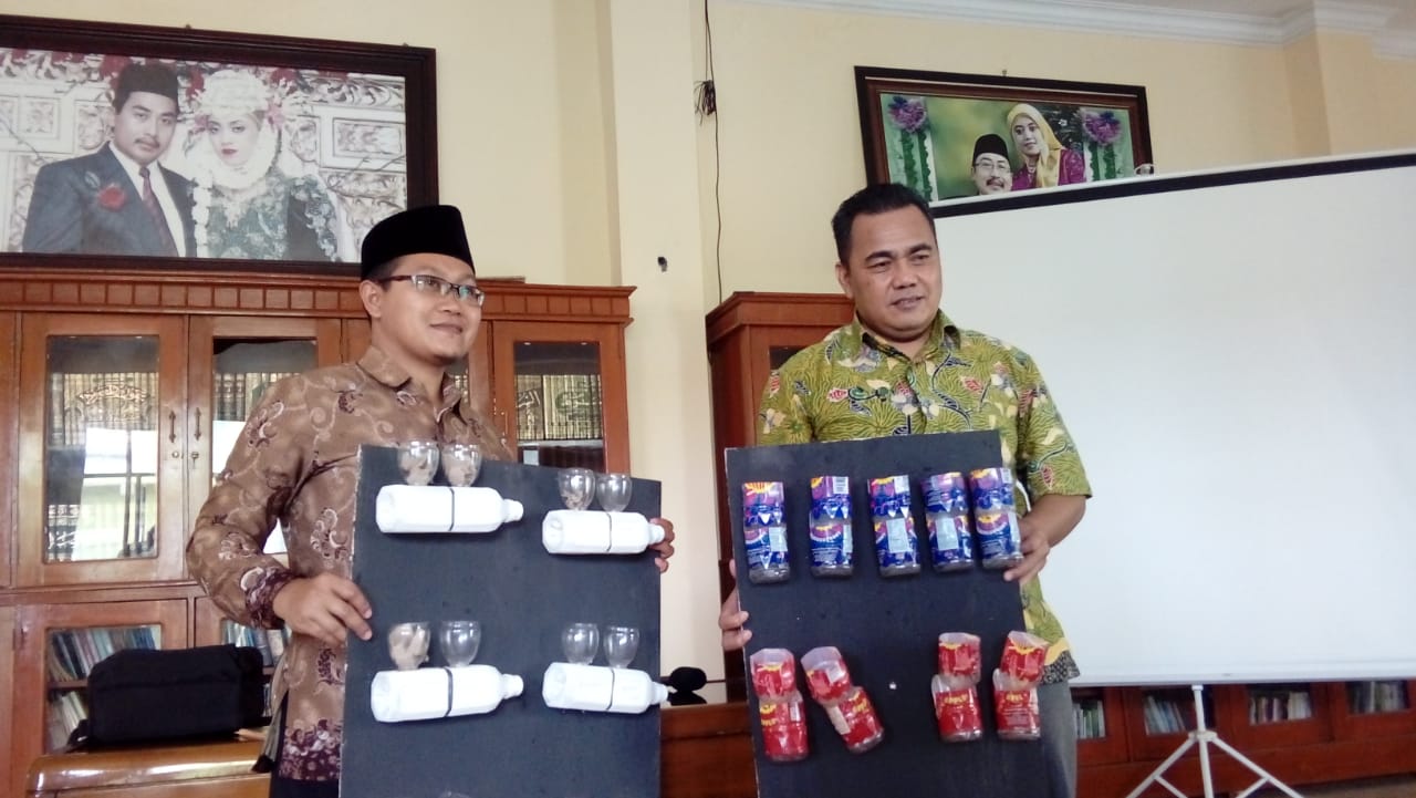 Sosialisasi gerakan menanam hidroponik di Ponpes An Nur 1 Bululawang, Kabupaten Malang, Rabu 28 November 2018.  