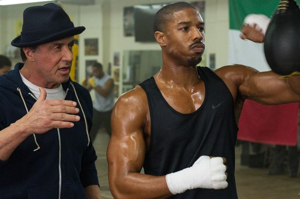 Salah satu adegan Sylvester Stallone sebagai Rocky di film Creed 2.