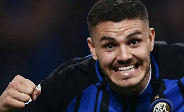 Mauro Icardi memenangkan penghargaan pemain terbaik Serie A. (Foto: AFP)