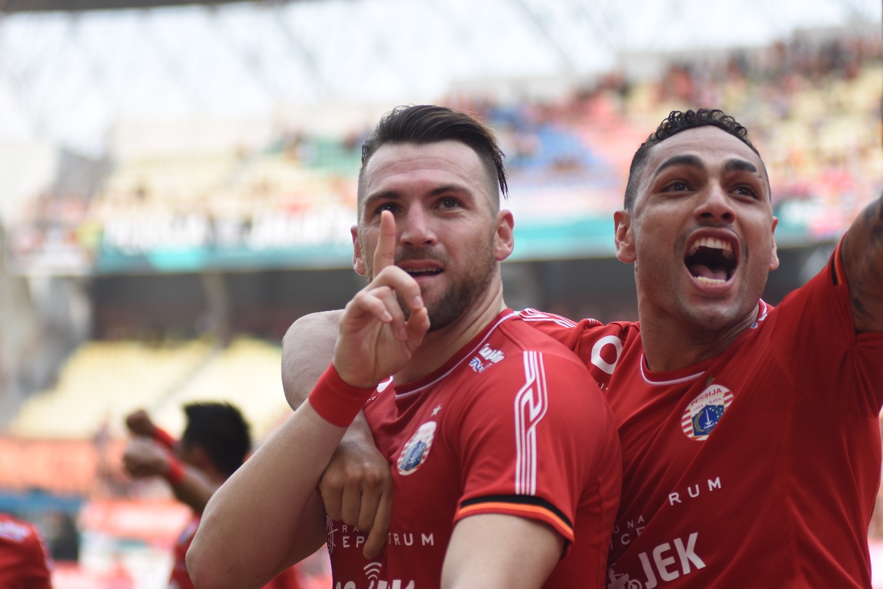 Duo legiun impor Persija, Marko Simic dan Jaimerson. (Foto: Media Persija)