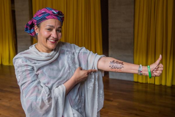 MENIPU: Amina Mohammed dituduh menipu seorang pebisnis yang mengakibatkan kerugian sekitar US$414.000 (sekitar Rp6 miliar). (Foto: curtesy of afriqeducation)