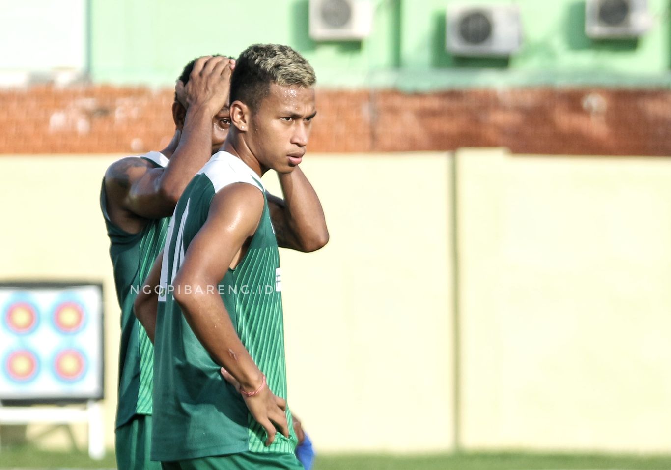 TANDING: Pemain Persebaya, Osvaldo Haay. (foto: Haris/ngopibareng)