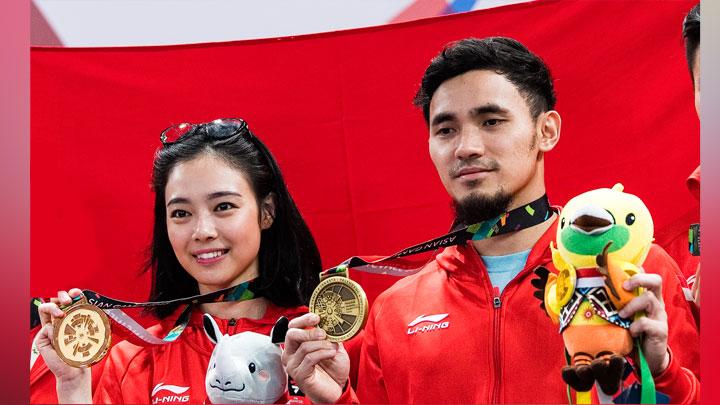 Ratu Wushu Lindswell Kwok, dan Achmad Hulaefi.