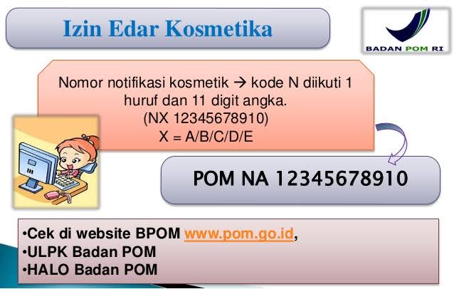 Cek izin edar.