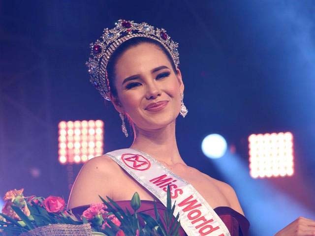  Miss Universe 2018, Catriona Gray dari Filipina. (Foto:AFP)  