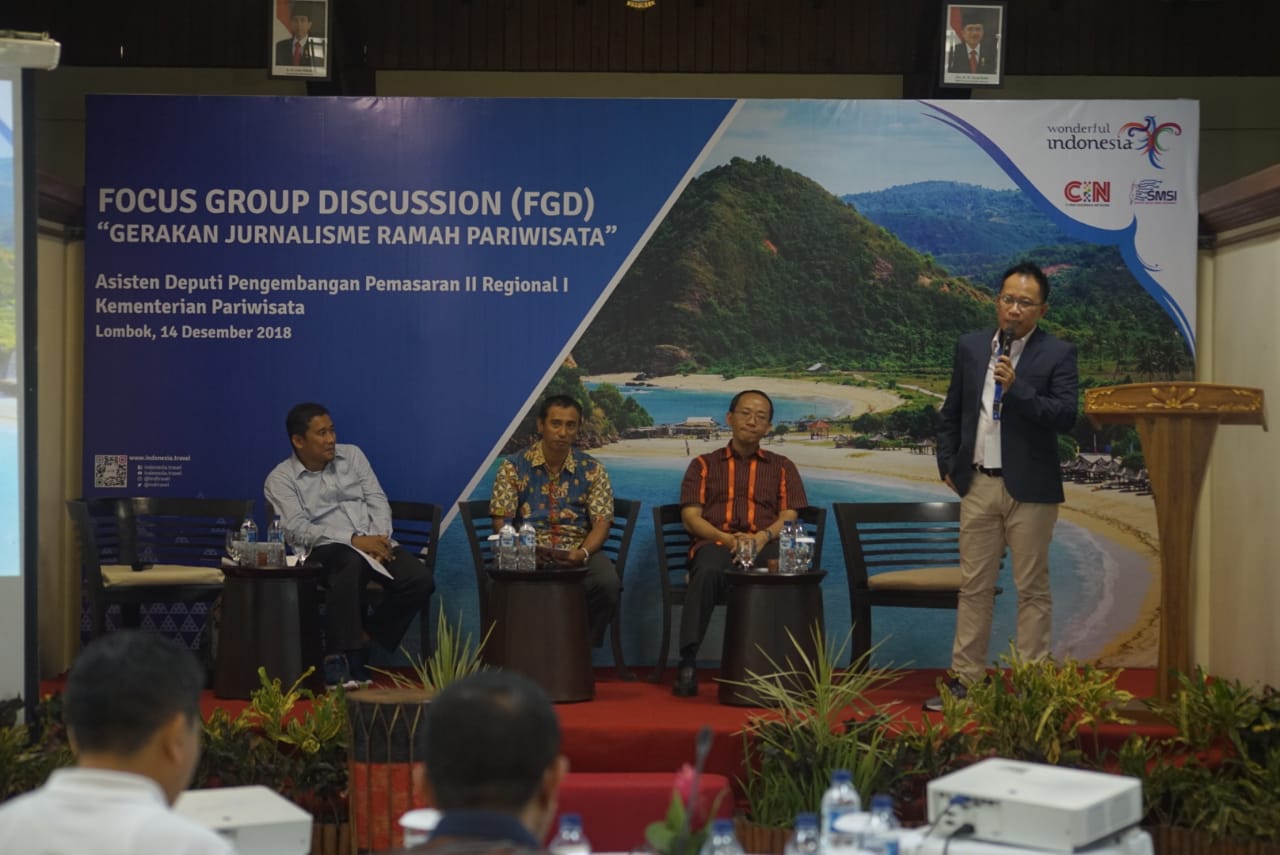 FGD jurnalisme ramah wisata. foto:kemenpar