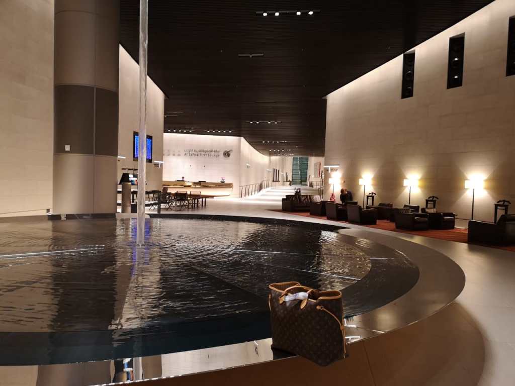 First Class Lounge di Qatar.