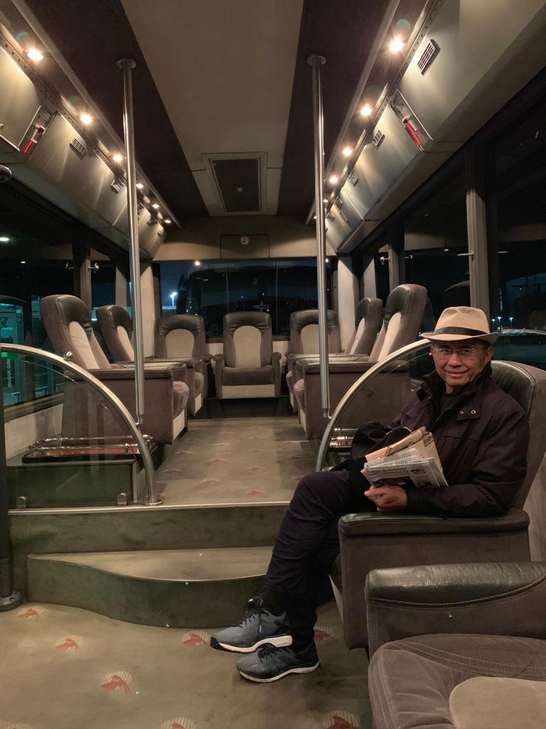 Bus First Class di Qatar.