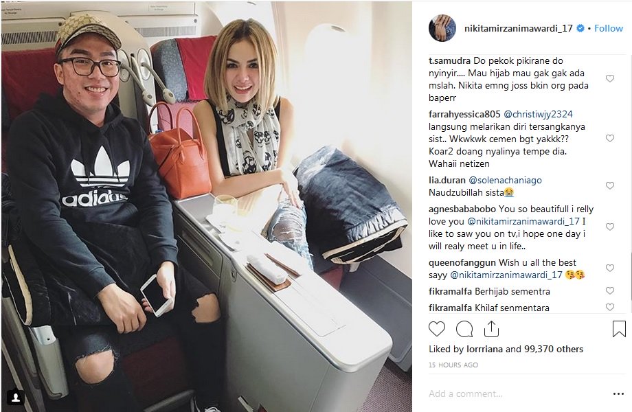Foto dan video lawas Nikita Mirzani kembali diunggah ulang lewat akun Instagram