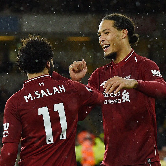 Mohamed Salah dan Virgil van Dijk. (Foto: liverpoolfc.com)