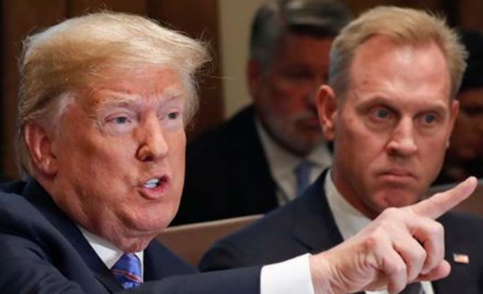 Presiden AS Donald Trump bersama Menteri Pertahanan yang baru dipilihnya, Patrick Shanahan (kanan).  (Foto: business insider)