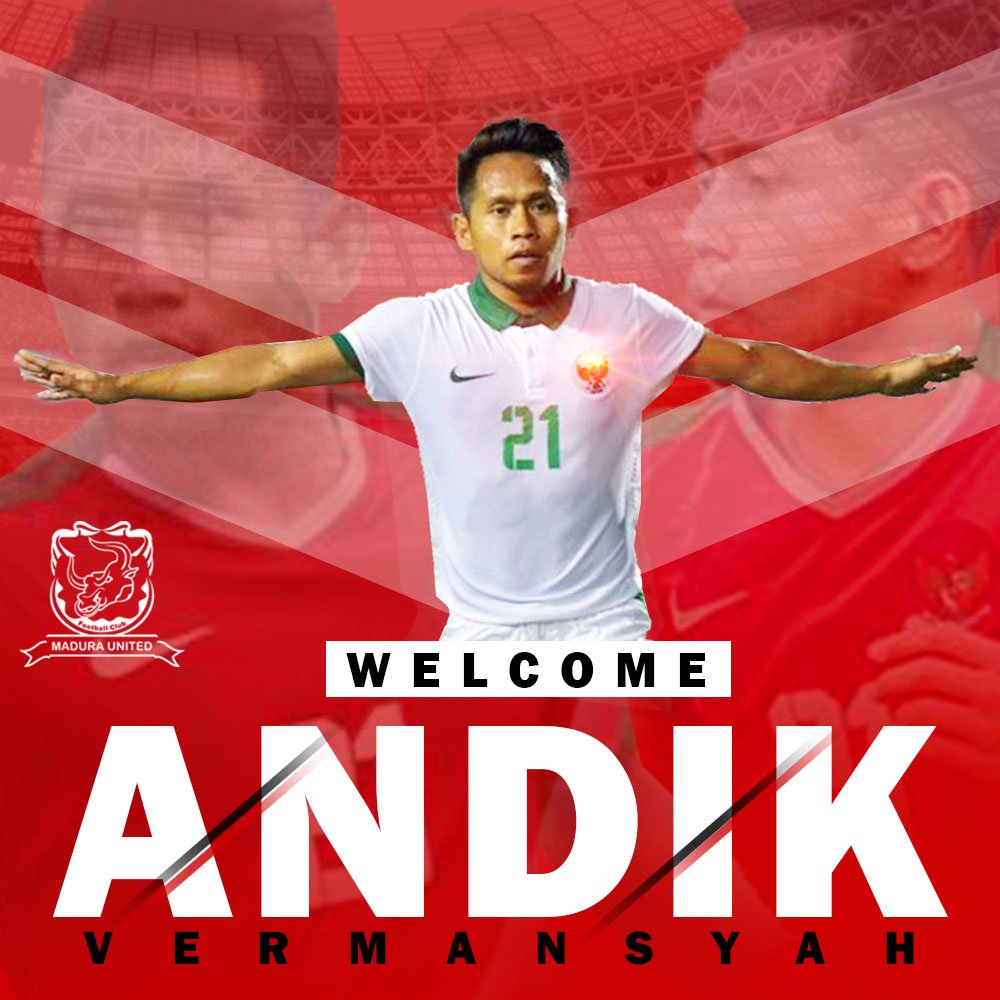 Foto Ilustrasi Andik Vermansyah ke Madura United. (foto: Media Madura)