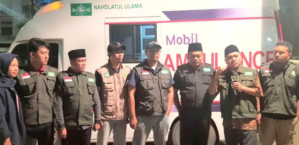 NU PEDULI: Tim medis merupakan gabungan dari para relalan LKNU, PDNU, dan Pagar Nusa. (Foto: nu for ngopibareng.id)