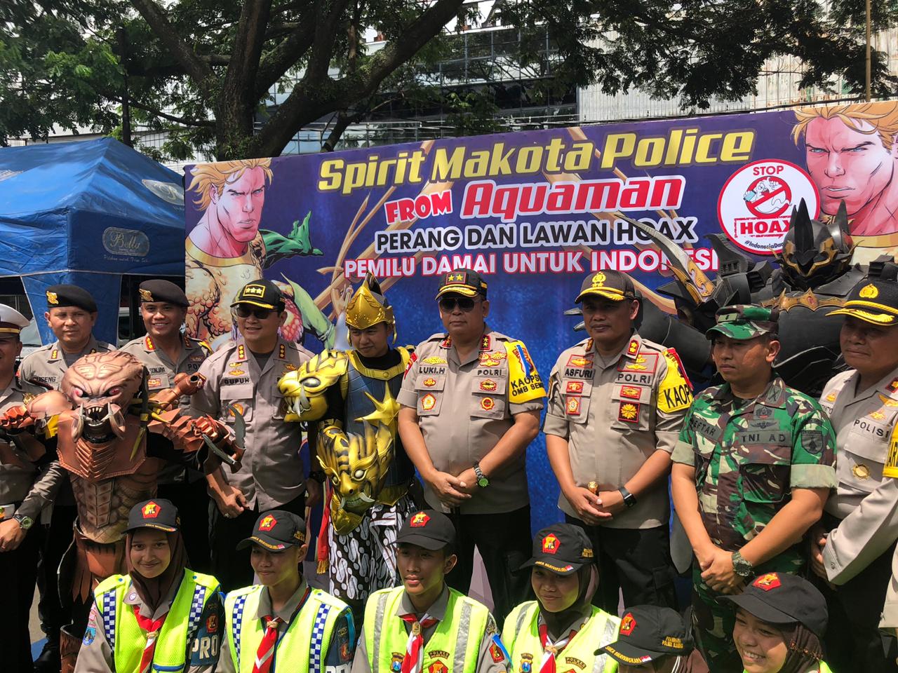 Kapolda Jatim saat berkunjung ke Malang. (Foto: Umar/ngopibareng.id)