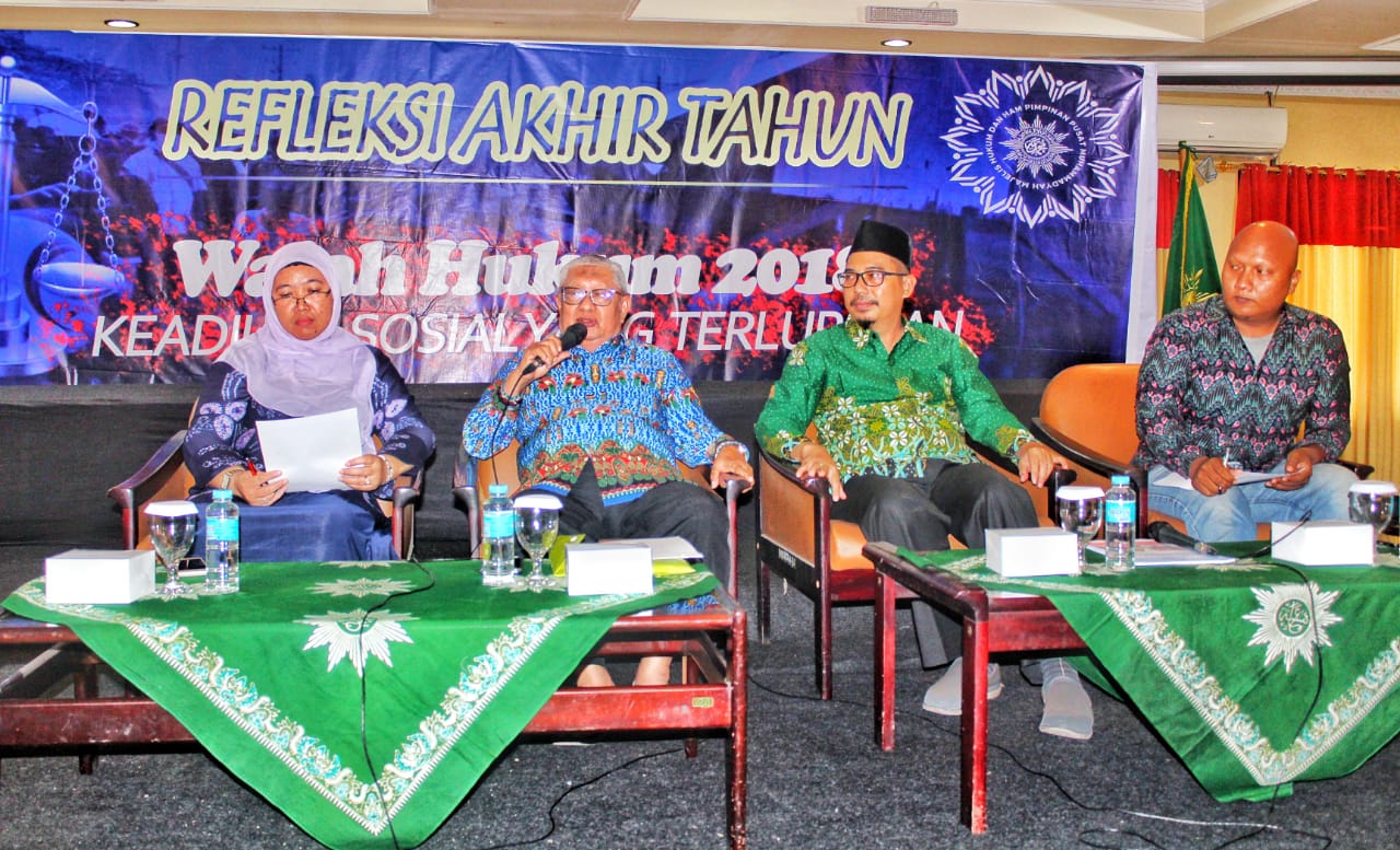 Ketua MHH Trisno Rahardjo, dalam konferensi pers di Gedung Pusat Dakwah Muhammadiyah Jakarta. (Foto: md for ngopibareng.id)