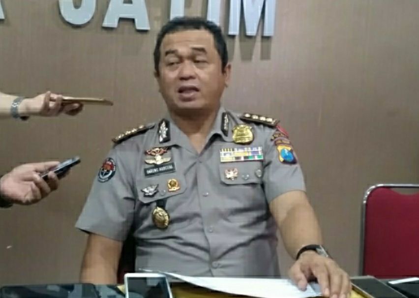 Kabid Humas Polda Jatim, Komisaris Besar Polisi Frans Barung Mangera. foto:roesdan/ngopibareng.id