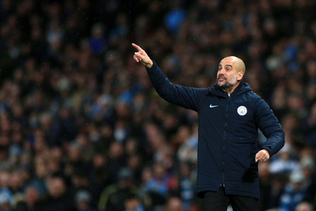 Pep Guardiola mewajibkan Manchester City menang atas Liverpool bila inggin tetap bersaing dalam perebutan gelar Premier League 2018-2019. (Foto: Twitter/@ManCity)