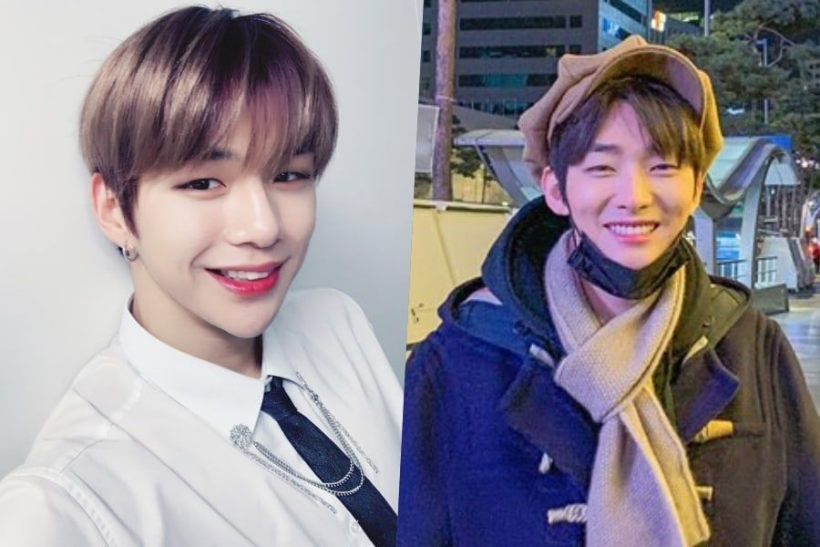 Kang Daniel (kiri) dan Yoon Jisung Wanna One.