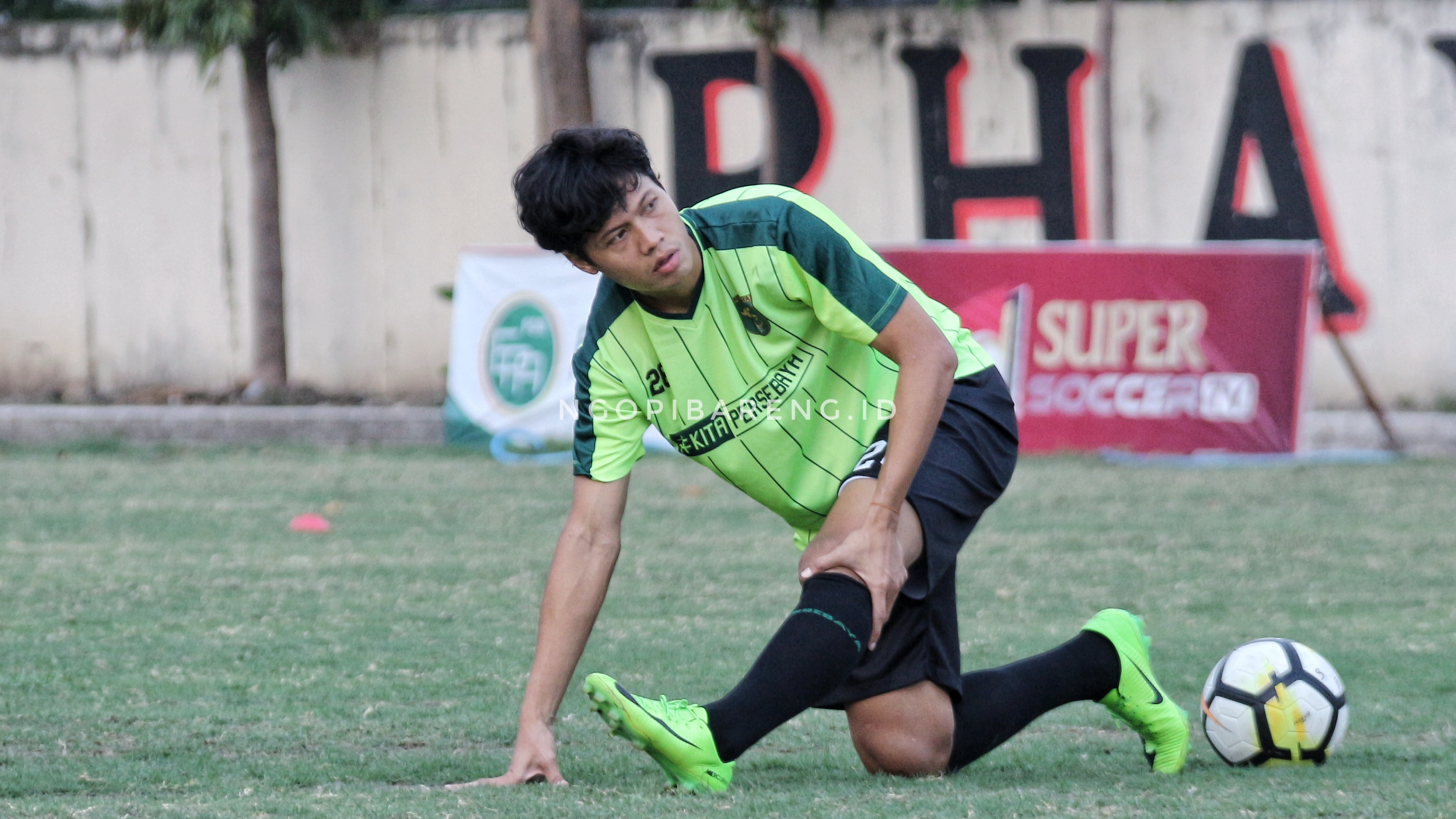 Striker Persebaya, Rishadi Fauzi pamit. (foto: Haris/ngopibareng.id)