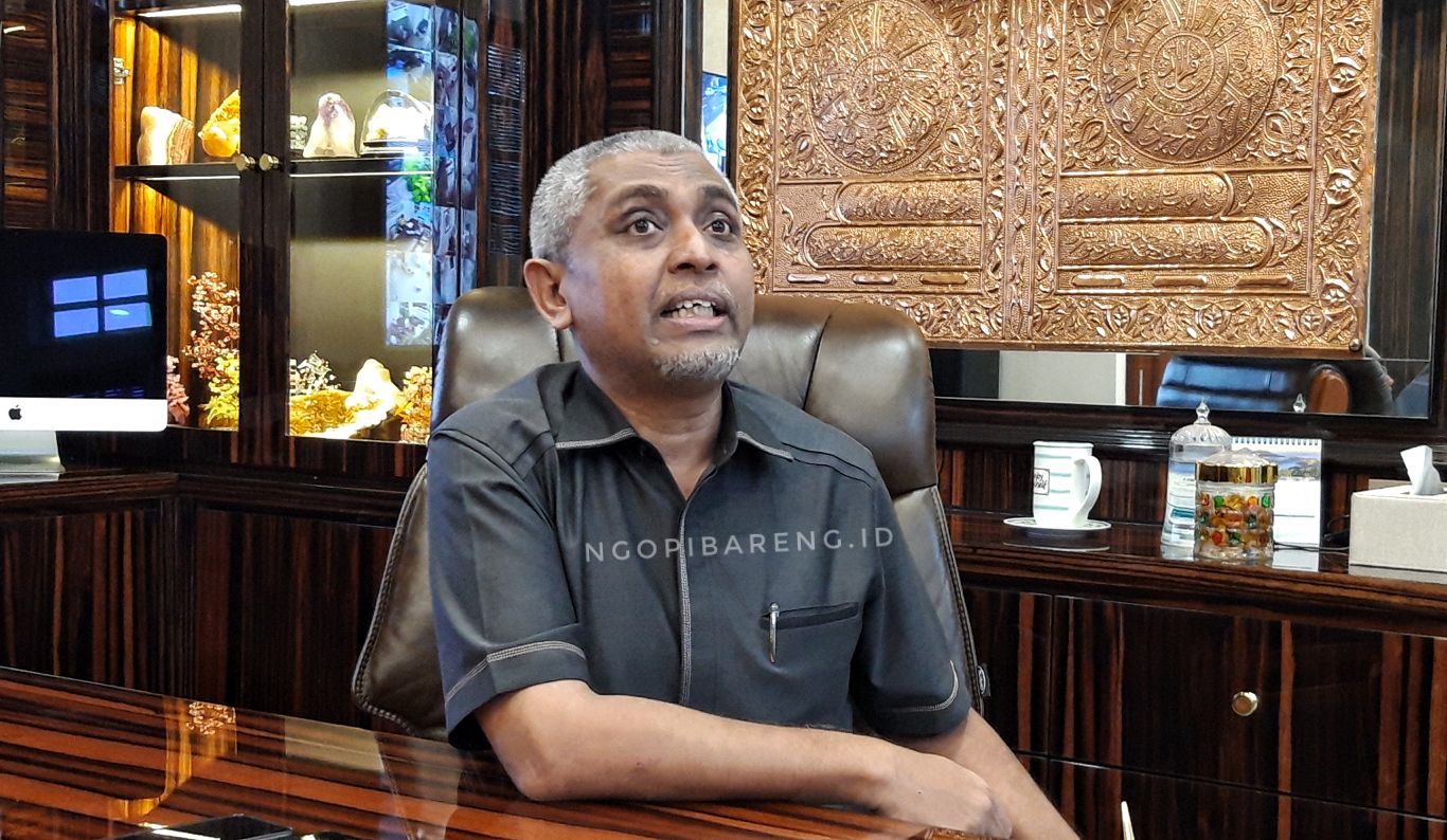 Ketua PSSI Jatim, Ahmad Riyadh. (foto: Haris/ngopibareng.id)