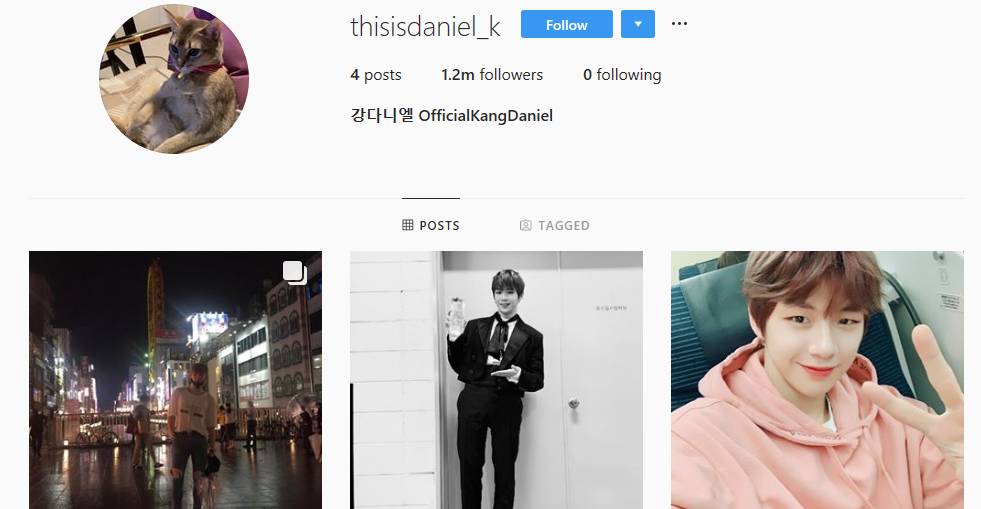 Akun Instagram Kang Daniel (@thisisdaniel_k) mengalahkan pencapaian akun instagram Pope Francis.