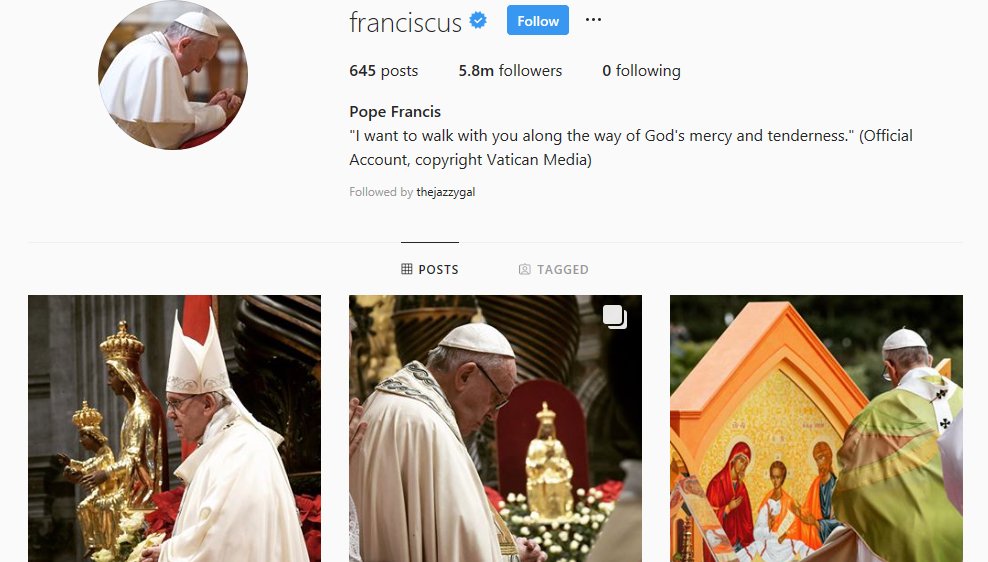 Akun Instagram Kang Daniel (@thisisdaniel_k) mengalahkan pencapaian akun instagram Pope Francis.
