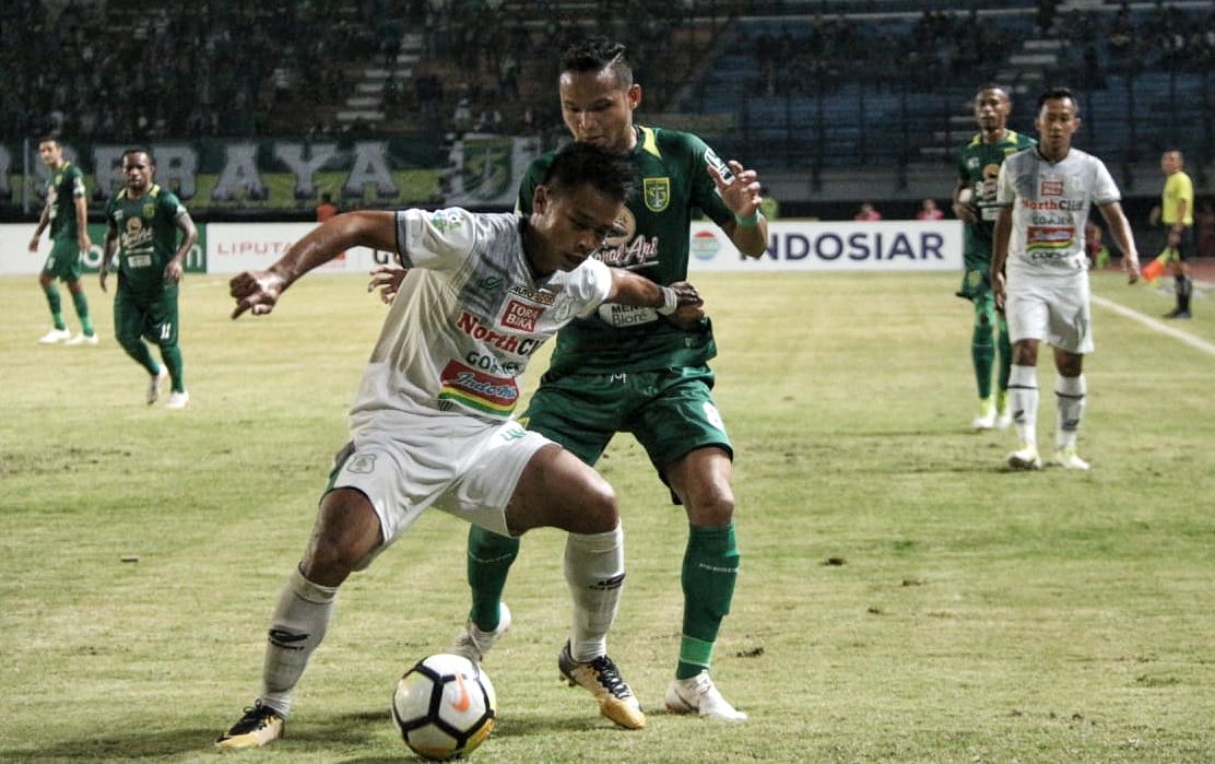 Persebaya vs PSMS Medan. (foto: Haris/ngopibareng.id)