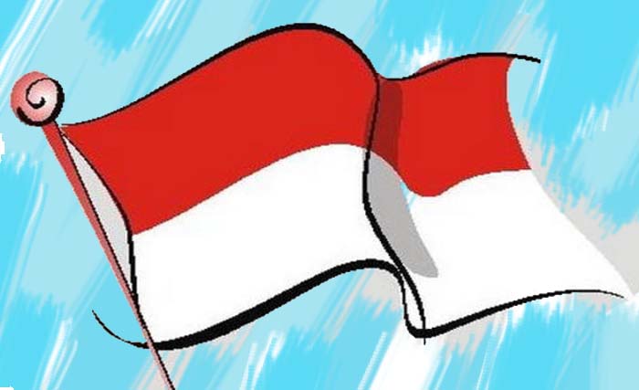 Ilustrasi bendera Merah Putih. (Dok.Ngobar)