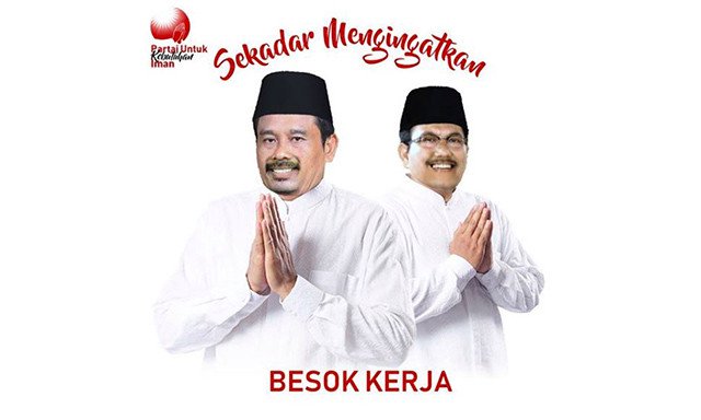 Di media sosial ramai guyonan pasangan capres-cawapres baru.