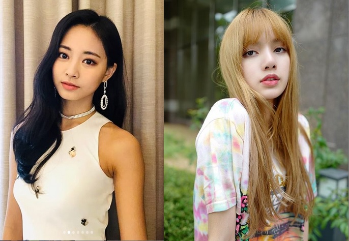 Tzuyu 'TWICE' dan Lisa 'BLACKPINK' (Foto: Instagram/@twicetagram/@lalalalisa_m)