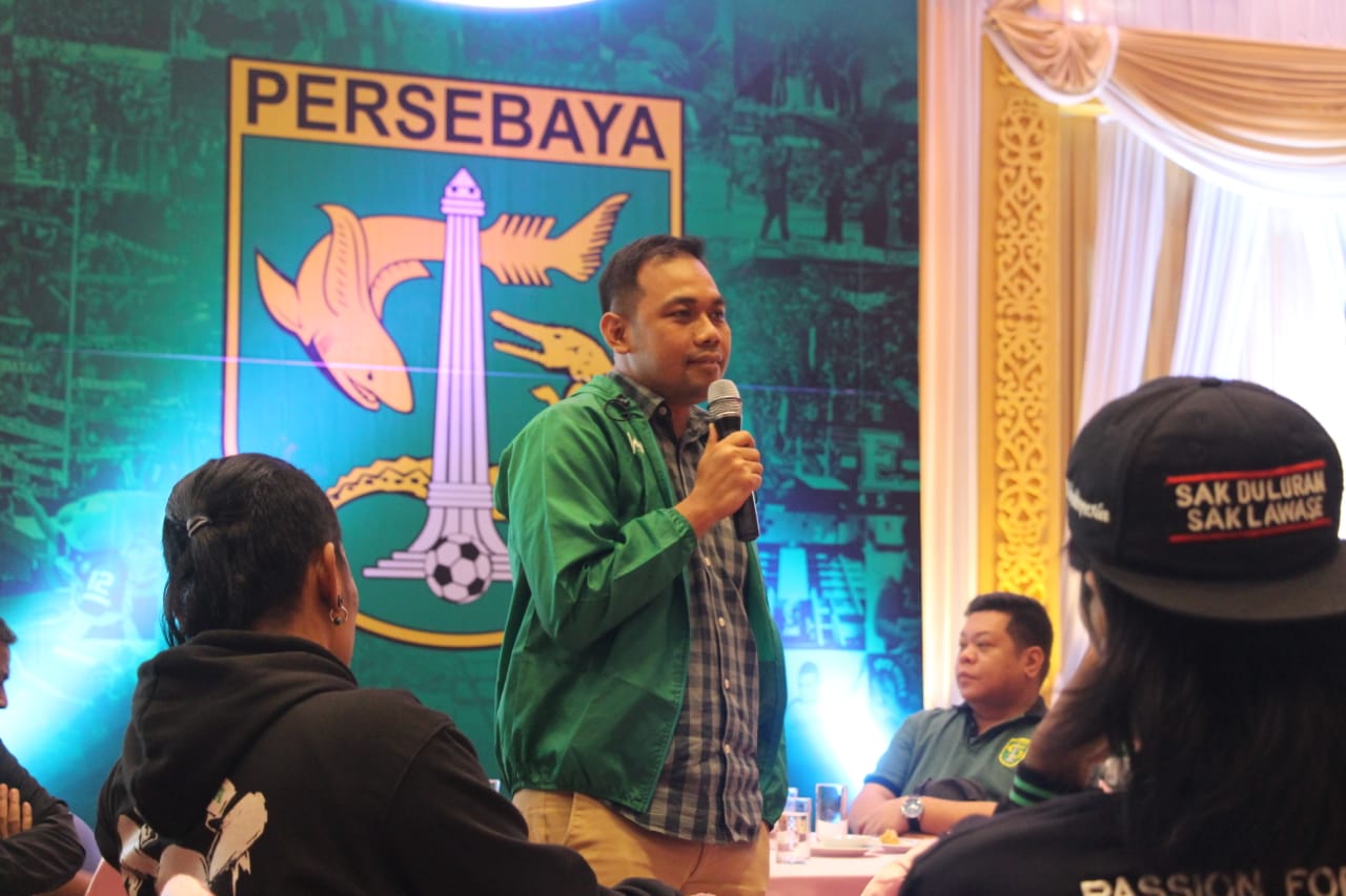 Manajer Persebaya, Candra Wahyudi. (foto: Haris/ngopibareng.id)