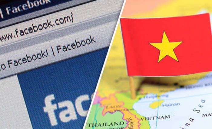 Ilusrasi Facebook di Vietnam. (Foto:DE)