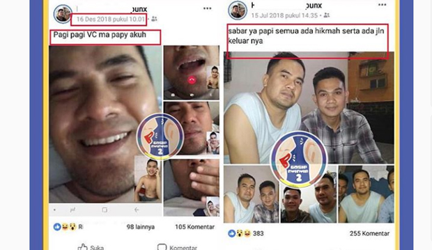 Saipul Jamil kepergok video call dengan seorang pria