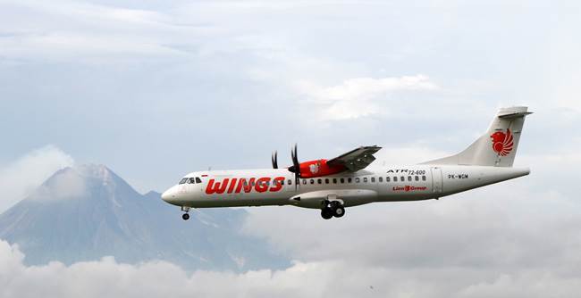 Wings Air pesawat ATR 72-600. (Foto: Theodorus Aji Baruno @th_aji_baruno)