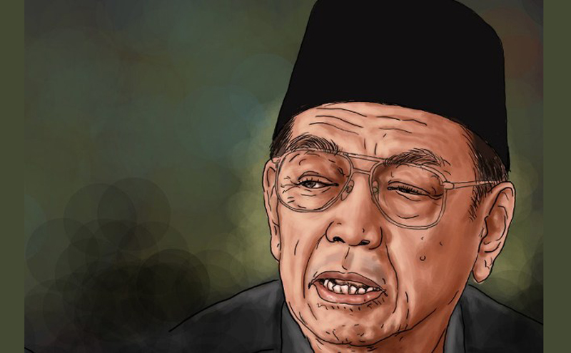 KH Abdurrahman Wahid (alayarham). (Foto: nu for ngopibareng.id)