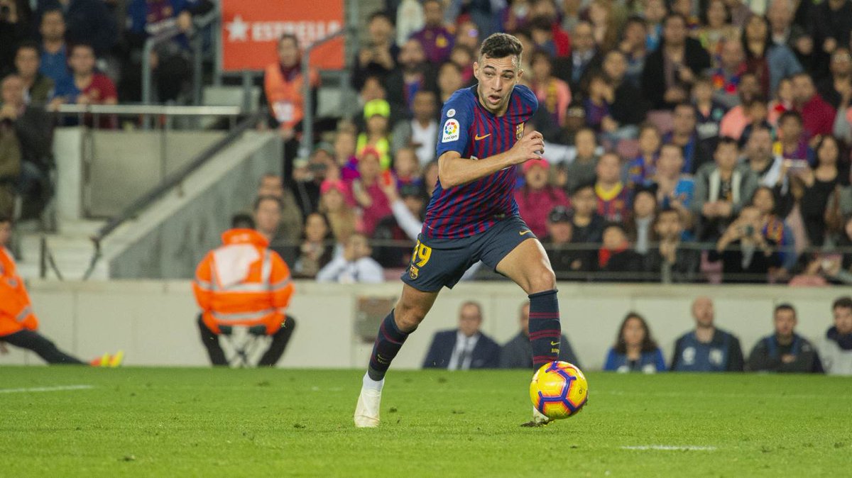 Munir El Haddadi tinggalkan Barcelona demi kesempatan main secara reguler. (Foto: Twitter/FCBarcelona)