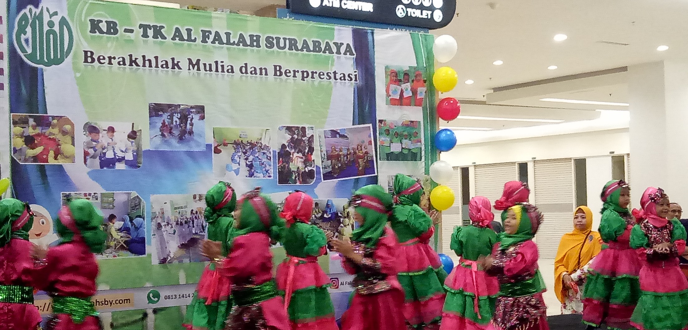 Suasana Open House KB-TK Al Falah Surabaya, Sabtu 12 Januari 2019